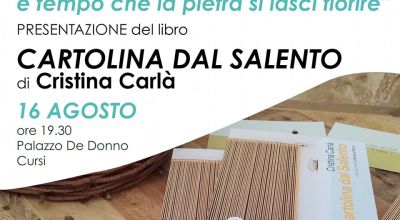 CARTOLINA DAL SALENTO di Cristina Carlà - Programma estate 2022 E CUR...S...