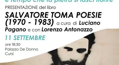 SALVATORE TOMA POESIE (1970-1983) di Luciano Pagano - Programma estate 2022...