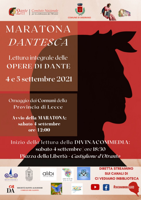 MARATONA DANTESCA: Lettura integrale delle Opere di Dante Alighieri